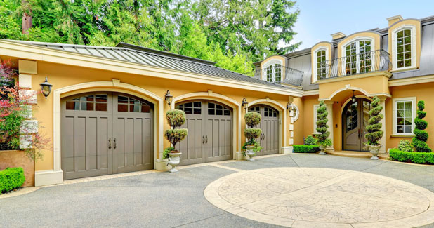 Installed garage door in Washington